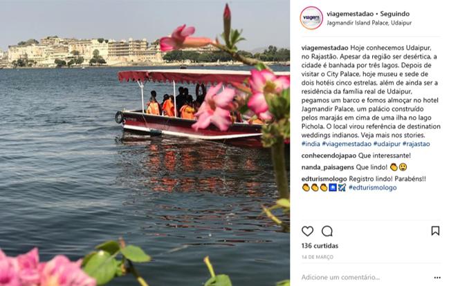 Instagram Viagem Estadão 